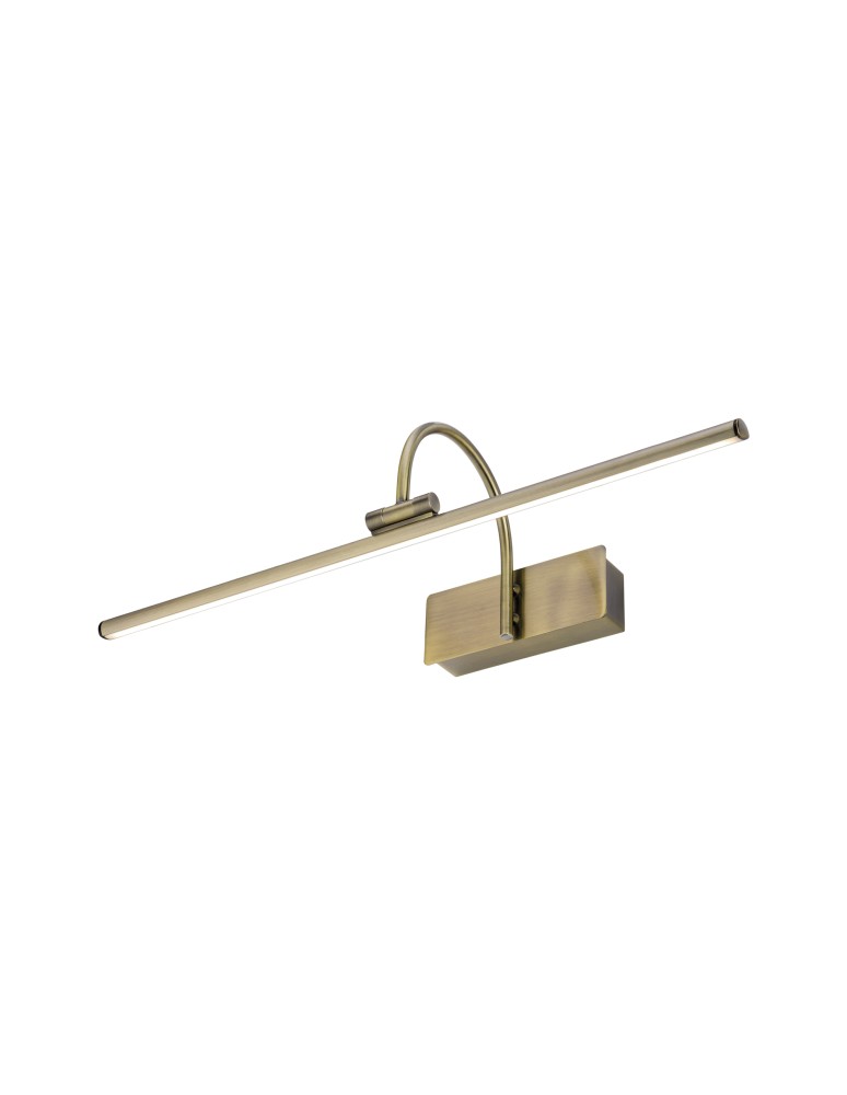 Wall lamps over a painting - Nowodvorski GIOTTO LED M Wall lamp picture wall lamp Max power 13W LED Antique brass 8170 - product kolory-swiatla.pl 1