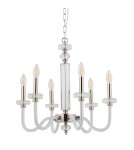 Chandelier chandeliers - Nowodvorski HAMPTON Ceiling Max power chandelier 6x40W E14 Chrome 8154 - product 1