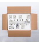 Chandelier chandeliers - Nowodvorski HAMPTON Ceiling Max power chandelier 6x40W E14 Chrome 8154 - product 3