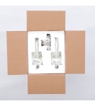 Chandelier wall lamps - Nowodvorski HAMPTON Wall Mounted Max power 2x40W E14 Chrome 8155 - product 3