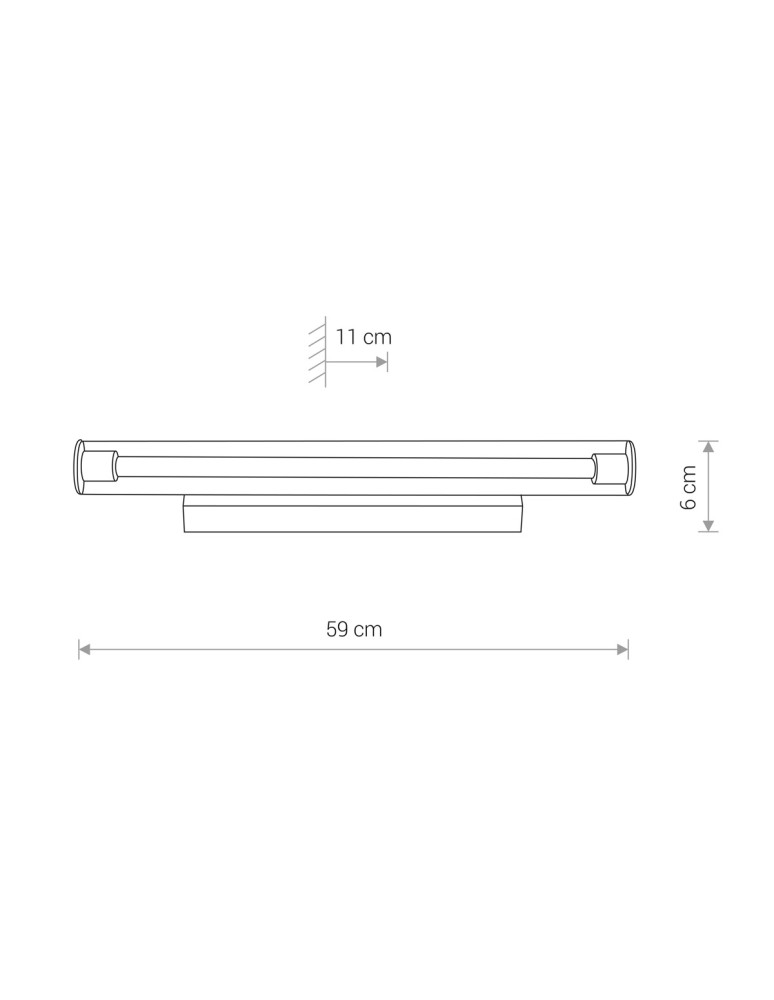 Wall lamps - Nowodvorski ION LED M Wall Wall lamp Max power 12W LED Chrome 8171 - product kolory-swiatla.pl 3