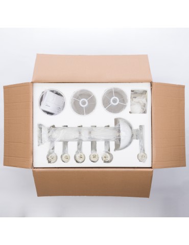 Nowodvorski NEWPORT Ceiling Max power chandelier 6x40W E14 White 8156 - product 2