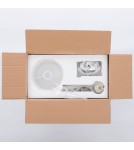 Wall lamps with lampshade - Nowodvorski NEWPORT Wall Mounted Max power 1x40W E14 White 8157 - product 2