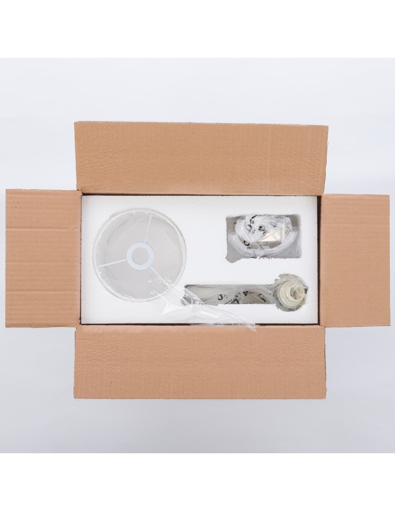 Wall lamps with lampshade - Nowodvorski NEWPORT Wall Mounted Max power 1x40W E14 White 8157 - product kolory-swiatla.pl 2