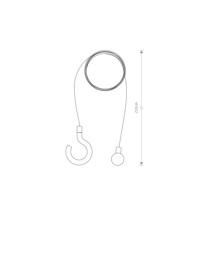 Portable garden lamps - Nowodvorski HANGING SET FOR PICNIC LED Light sources and accessories Accessories Graphite 8106 - product kolory-swiatla.pl 3