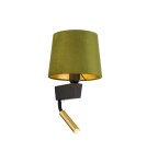 Reading wall lamps - Nowodvorski CHILLIN Wall lamp with switch Max wattage 40W, 1x10W only LED E27, G9 Green-gold 8214 - product 2