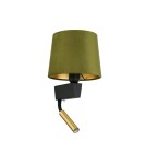 Reading wall lamps - Nowodvorski CHILLIN Wall lamp with switch Max wattage 40W, 1x10W only LED E27, G9 Green-gold 8214 - product 3