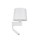Reading wall lamps - Nowodvorski CHILLIN Wall lamp with switch Max wattage 40W, 1x10W only LED E27, G9 White 8216 - product 1