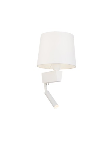 Nowodvorski CHILLIN Ścienna Kinkiet z włącznikiem Max moc 40W, 1x10W only LED E27, G9  Biały 8216 - produkt 2