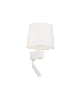 Nowodvorski CHILLIN Ścienna Kinkiet z włącznikiem Max moc 40W, 1x10W only LED E27, G9  Biały 8216 - produkt 2