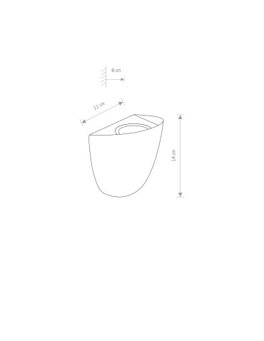 Nowodvorski SINUS Zewnętrzna Ścienna Natynkowa Max moc 1x35W GU10 IP54 Czarny 8144 - produkt 2