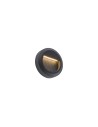 View Nowodvorski SIDEWALK ROUND LED Outdoor Surface Mounted Wall Max wattage 1.6W LED IP54 Black 8147