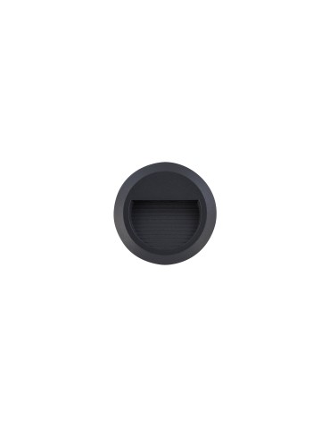 Nowodvorski SIDEWALK ROUND LED Outdoor Surface Mounted Wall Max wattage 1.6W LED IP54 Black 8147 - product 2