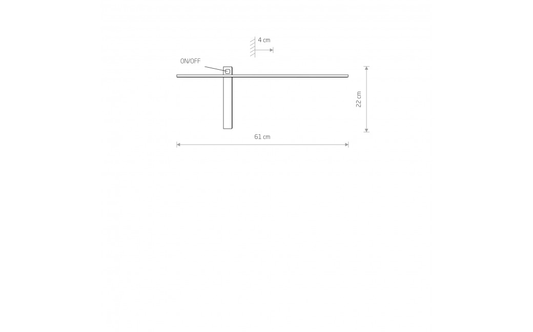 Nowodvorski IMPULSE LED S Ścienna Kinkiet obrazowe Max moc 6W LED IP23 Czarny 8115