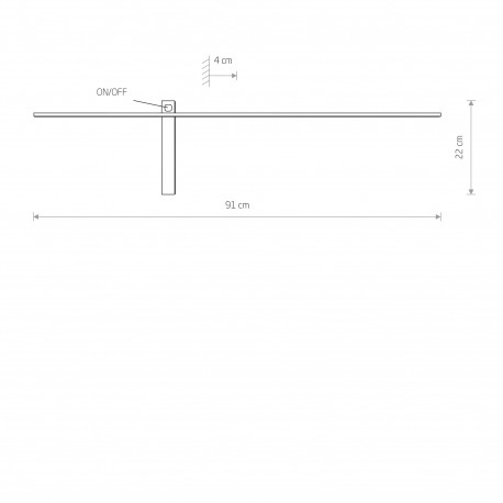 Nowodvorski IMPULSE LED M Ścienna Kinkiet obrazowe Max moc 10W LED IP23 Czarny 8116