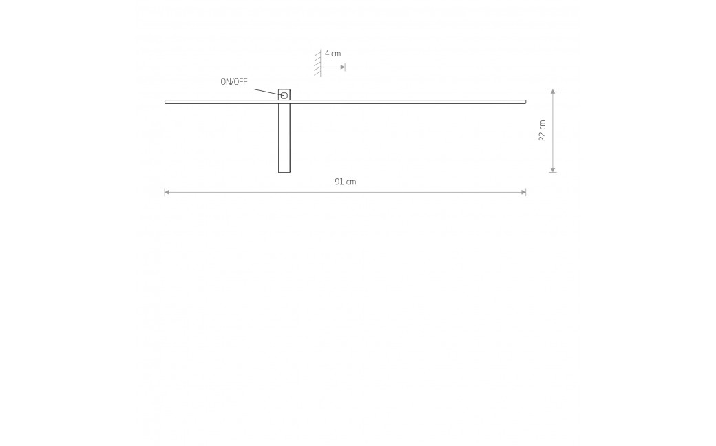 Nowodvorski IMPULSE LED M Ścienna Kinkiet obrazowe Max moc 10W LED IP23 Czarny 8116