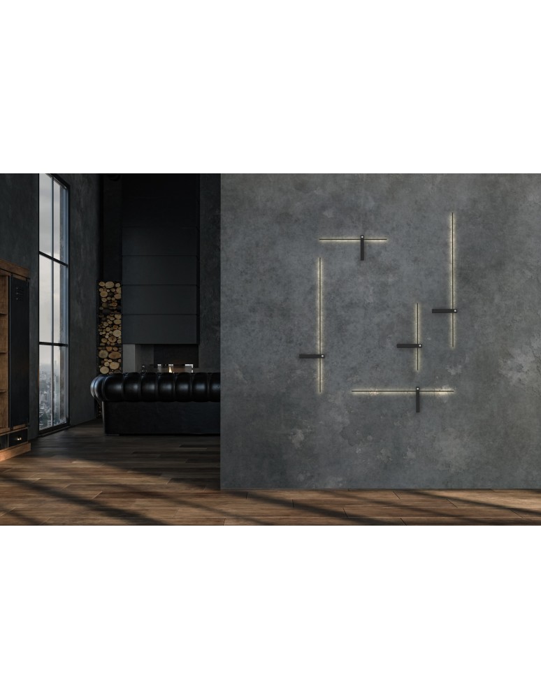 Modern wall lamps - Nowodvorski IMPULSE LED M Wall lamp picture wall lamp Max power 10W LED IP23 Black 8116 - product kolory-swiatla.pl 4