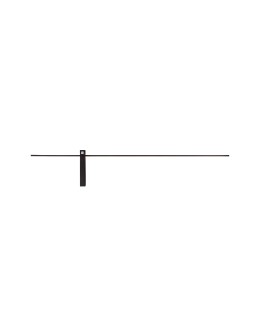 Nowodvorski IMPULSE LED L Wall lamp picture wall lamp Max power 15W LED IP23 Black 8117 - product 2