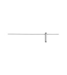 Modern wall lamps - Nowodvorski IMPULSE LED L Wall lamp picture wall lamp Max power 15W LED IP23 Black 8117 - product 3
