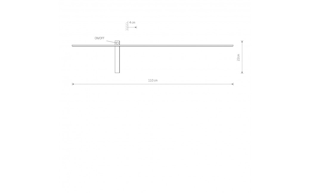 Nowodvorski IMPULSE LED L Ścienna Kinkiet obrazowe Max moc 15W LED IP23 Czarny 8117