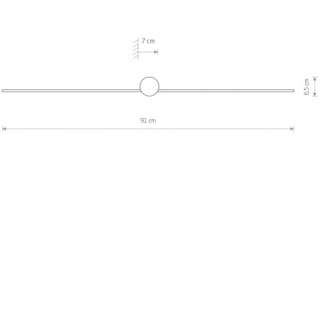 Nowodvorski PIN LED M Ścienna Kinkiet obrazowe Max moc 10W LED IP44 Czarny 8128