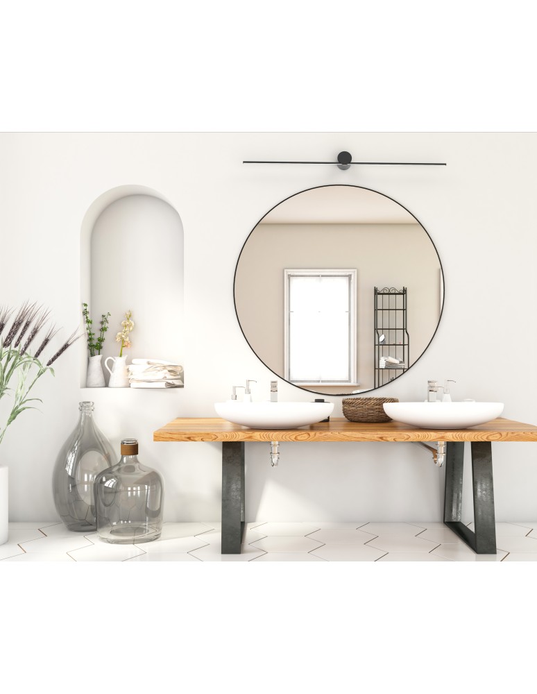 Bathroom wall lamps - Nowodvorski PIN LED M Wall Wall lamp Picture wall lamp Max power 10W LED IP44 Black 8128 - product kolory-swiatla.pl 6