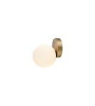 Bathroom wall lamps - Nowodvorski ICE BALL Wall Wall lamp Max power 1x25W G9 IP44 Antique brass 8126 - product 1