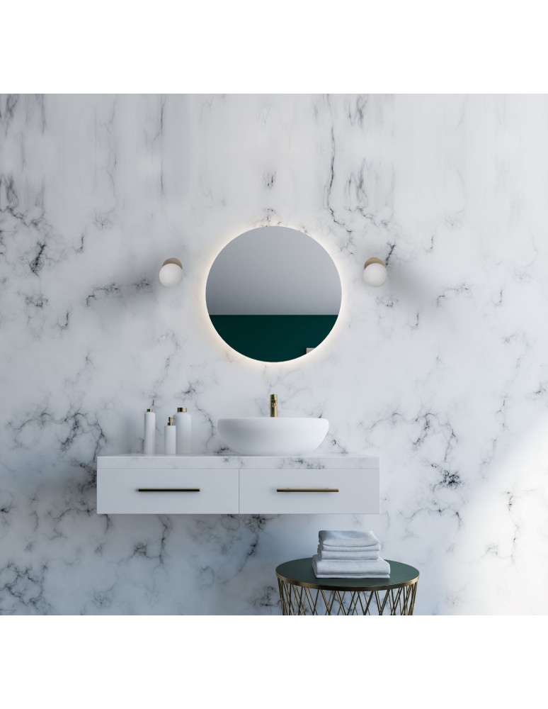 Bathroom wall lamps - Nowodvorski ICE BALL Wall Wall lamp Max power 1x25W G9 IP44 Antique brass 8126 - product kolory-swiatla.pl 3