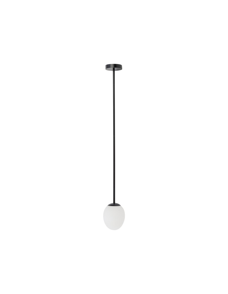 Pendant lamps - Nowodvorski ICE EGG A Suspended Ceiling Max wattage 25W G9 IP44 Black 8124 - product kolory-swiatla.pl 1