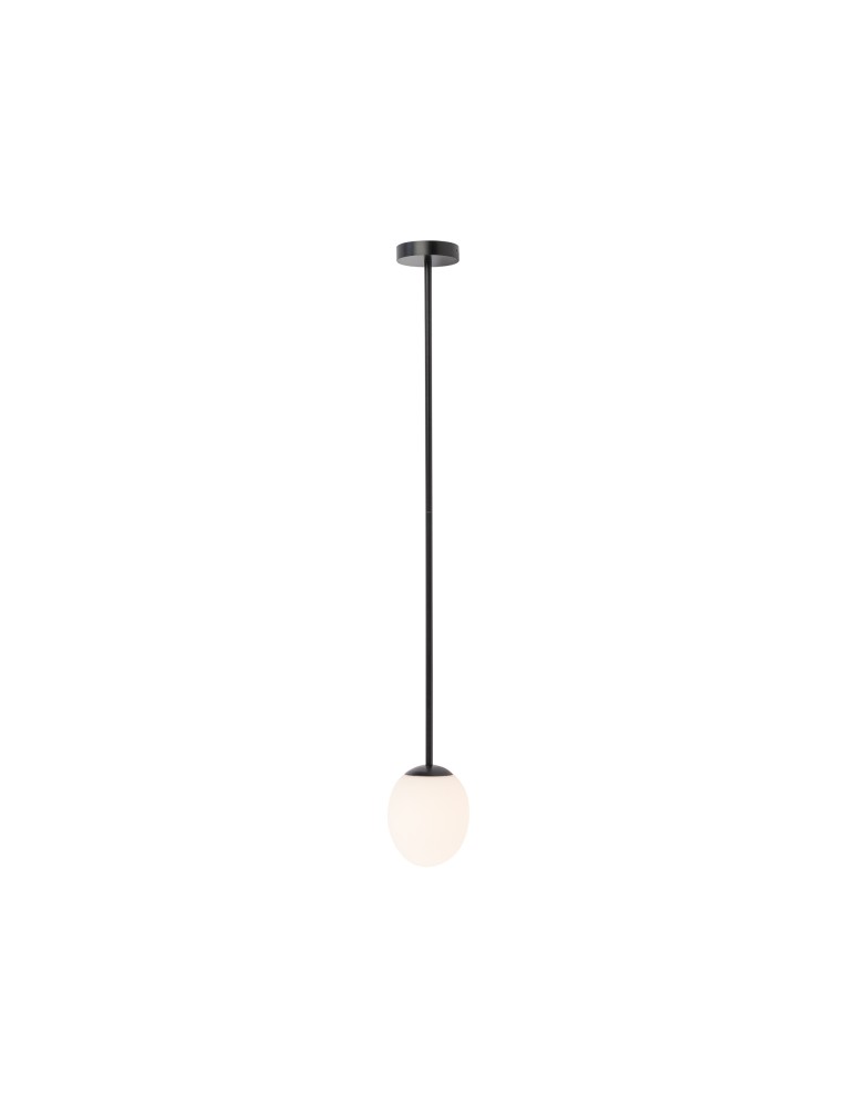 Pendant lamps - Nowodvorski ICE EGG A Suspended Ceiling Max wattage 25W G9 IP44 Black 8124 - product kolory-swiatla.pl 2
