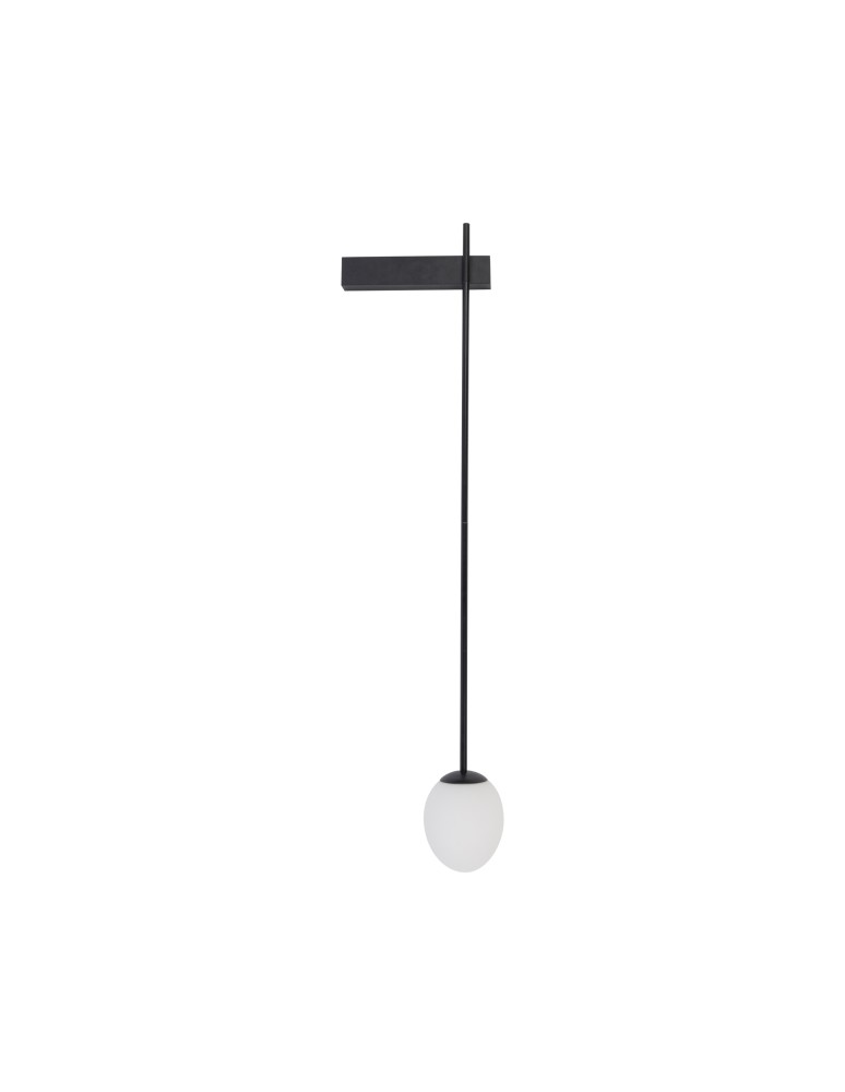 Bathroom wall lamps - Nowodvorski ICE EGG B Wall Wall lamp Max wattage 25W G9 IP44 Black 8125 - product kolory-swiatla.pl 1