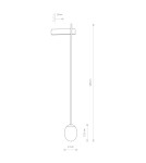 Bathroom wall lamps - Nowodvorski ICE EGG B Wall Wall lamp Max wattage 25W G9 IP44 Black 8125 - product 4