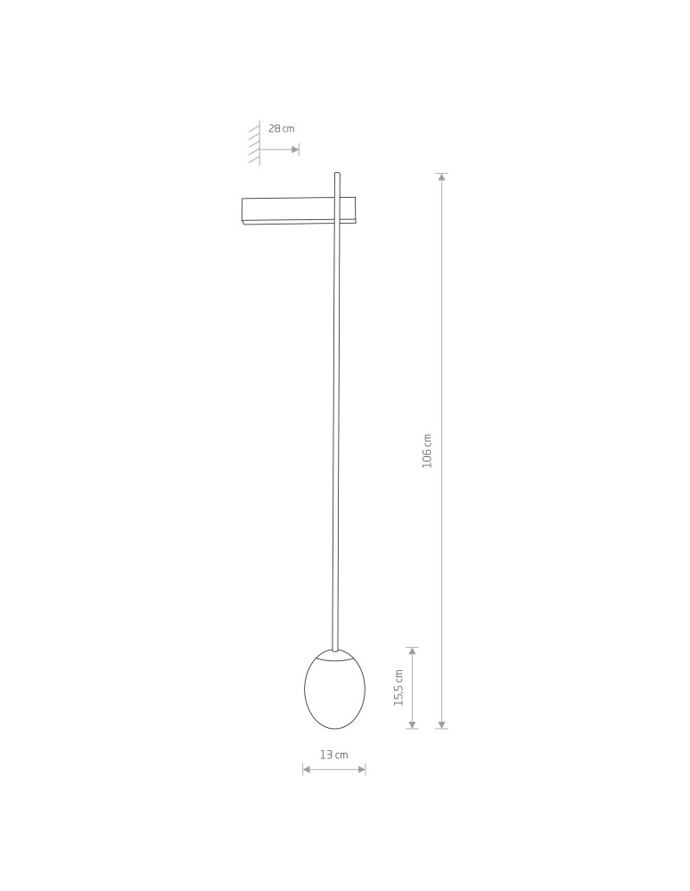 Bathroom wall lamps - Nowodvorski ICE EGG B Wall Wall lamp Max wattage 25W G9 IP44 Black 8125 - product kolory-swiatla.pl 4