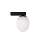 Bathroom wall lamps - Nowodvorski ICE EGG C Wall Wall lamp Max wattage 25W G9 IP44 Black 8132 - product 1