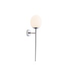 Bathroom wall lamps - Nowodvorski TORCH Wall Mounted Max moc 1x25W G9 IP44 Chrome 8123 - product 2