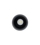 Ceiling luminaires for replaceable light source - Nowodvorski HALO Spot Surface Mounted Max wattage 10W only LED GU10 Black 8196 - product 3