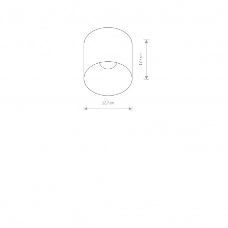 Nowodvorski HALO Spot Natynkowa Max moc 10W only LED GU10 Czarny 8196