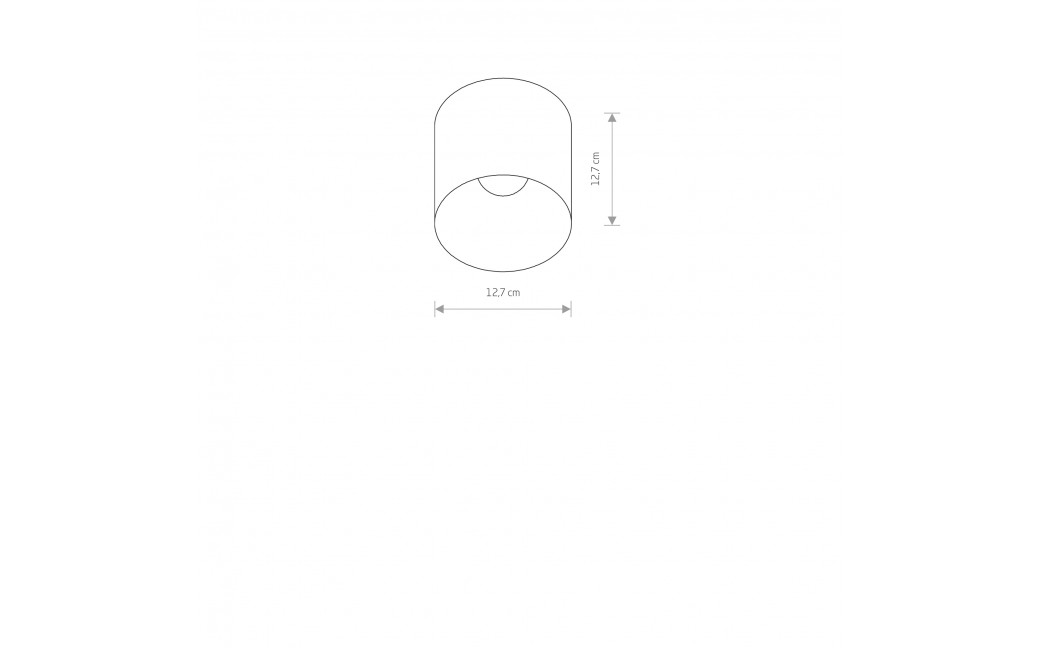 Nowodvorski HALO Spot Natynkowa Max moc 10W only LED GU10 Czarny 8196