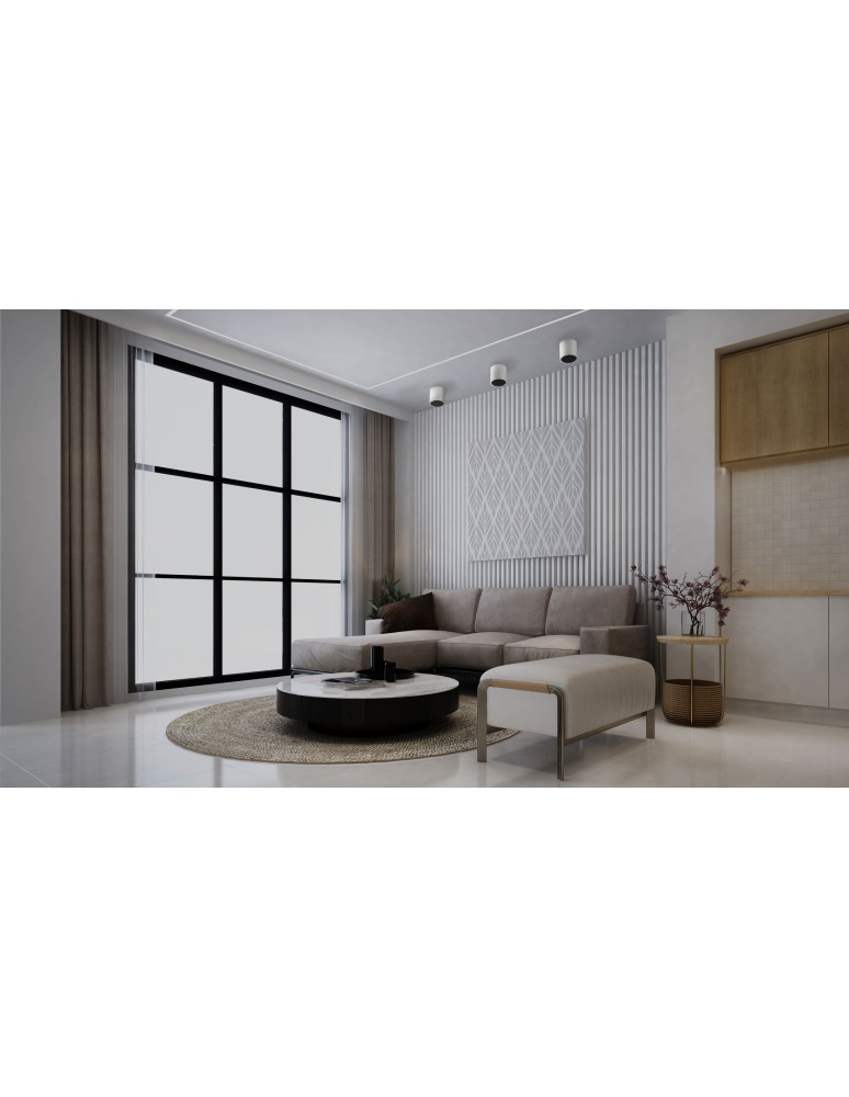 Ceiling luminaires for replaceable light source - Nowodvorski HALO Spot Surface Max wattage 10W only LED GU10 White 8195 - product kolory-swiatla.pl 6