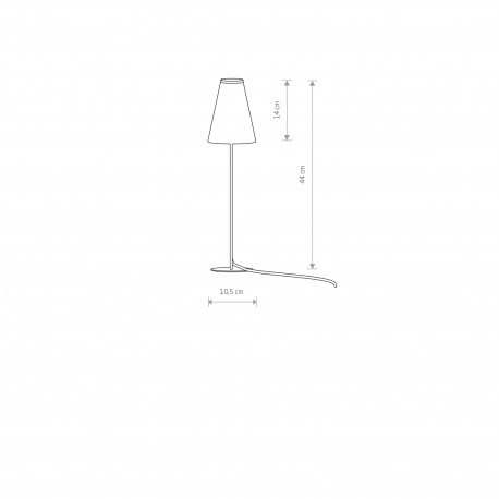 Nowodvorski TRIFLE Stołowa Max moc 10W only LED G9 Granatowo-biały 8076