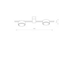 Modern ceiling lamps - Nowodvorski PILLS Ceiling Plafond Max power 2x8W GX53 White 8270 - product 4