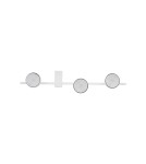 Modern ceiling lamps - Nowodvorski PILLS Ceiling Plafond Max power 3x8W GX53 White 8268 - product 3