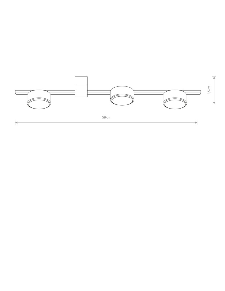 Modern ceiling lamps - Nowodvorski PILLS Ceiling Plafond Max power 3x8W GX53 White 8268 - product kolory-swiatla.pl 4