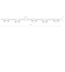 Modern ceiling lamps - Nowodvorski PILLS Ceiling Plafond Max power 5x8W GX53 White 8267 - product 4