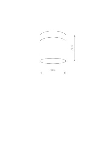 Nowodvorski CAYO Sufitowa Plafon Max moc 1x40W G9 IP44 Czarny 8055 - produkt 2
