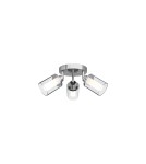 Bathroom ceiling lamps - Nowodvorski VISTA Ceiling Plafond/Suspended Max power 3x25W only LED G9 IP44 Chrome 8050 - product 1