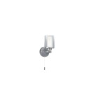 Bathroom wall lamps - Nowodvorski VISTA Wall lamp Max power 1x25W only LED G9 IP44 Chrome 8051 - product 1