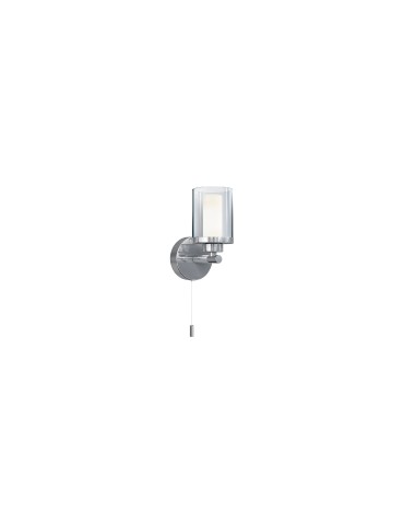 Nowodvorski VISTA Wall lamp Max power 1x25W only LED G9 IP44 Chrome 8051