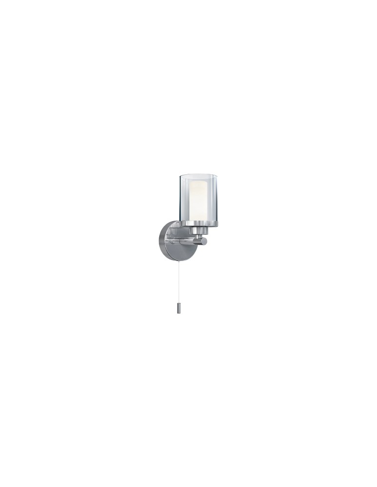 Bathroom wall lamps - Nowodvorski VISTA Wall lamp Max power 1x25W only LED G9 IP44 Chrome 8051 - product kolory-swiatla.pl 1