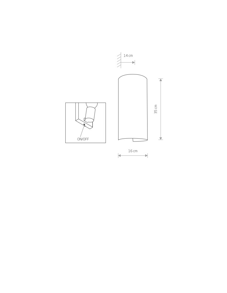 Wall lamps - Nowodvorski VELERO Wall lamp with switch Max wattage 40W E27 Grey 8043 - product kolory-swiatla.pl 4